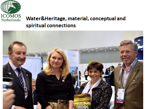 Minister receives a copy of the book Water & Heritage