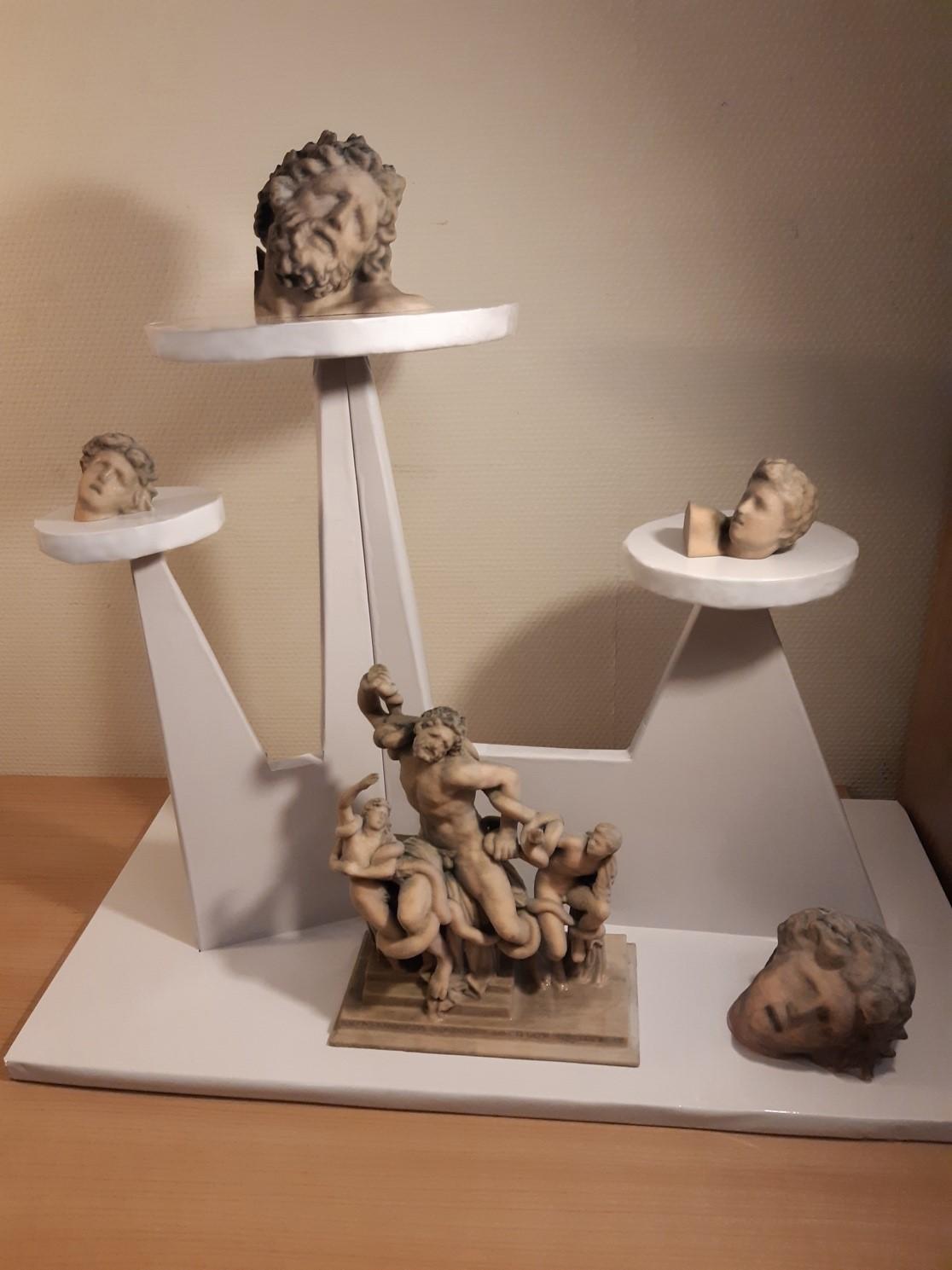 3D printed statues