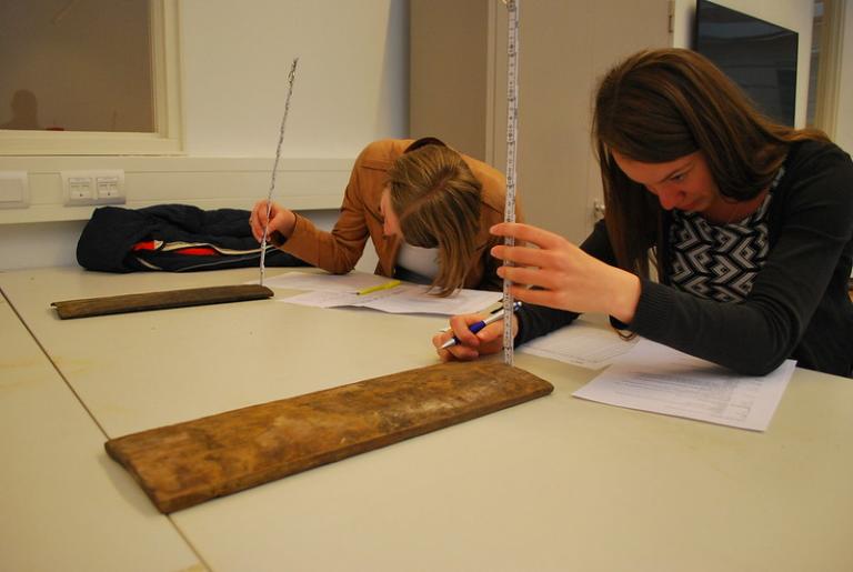students working