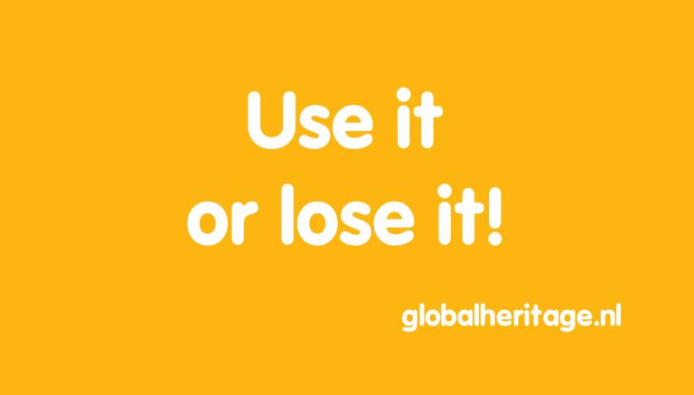 Use it or lose it